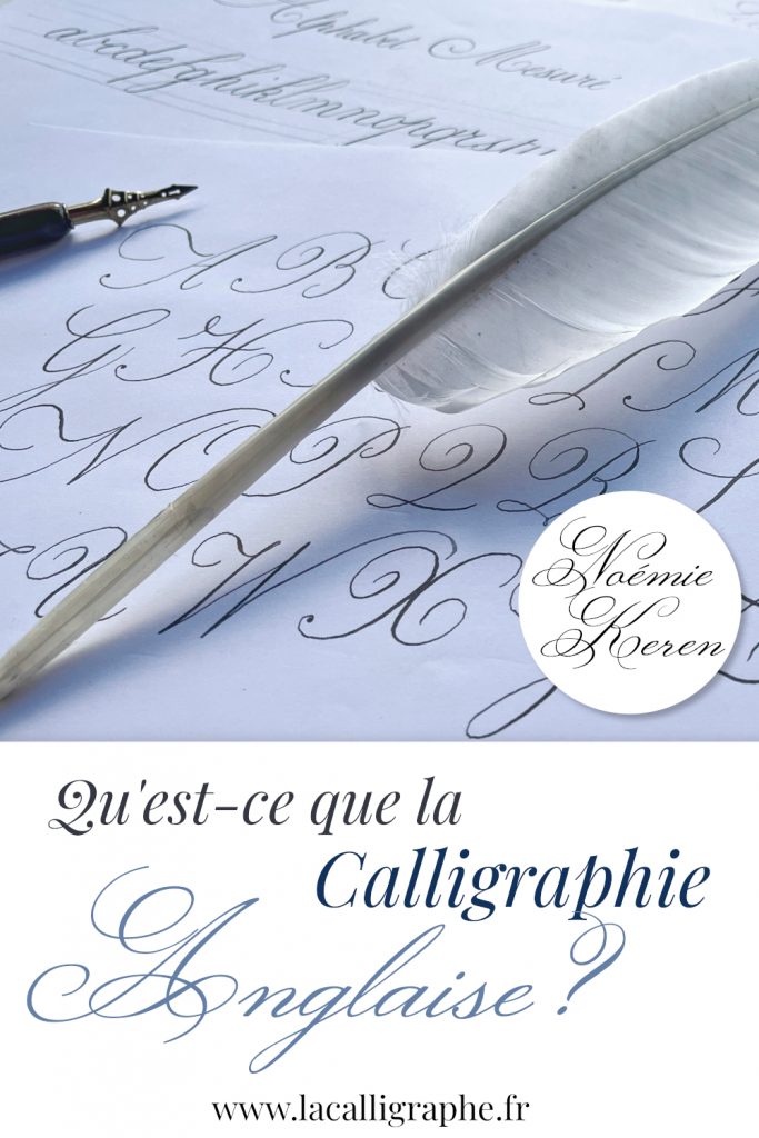 calligraphie anglaise
